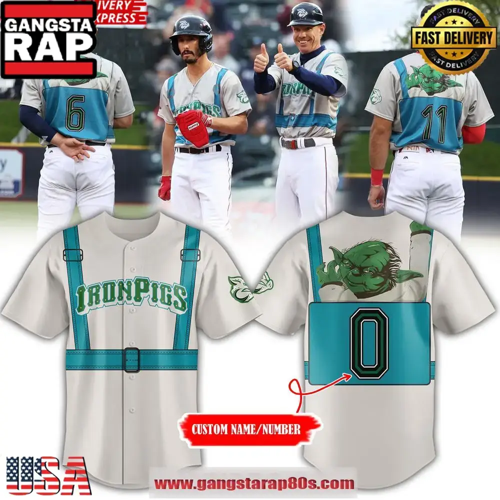 Lehigh Valley IronPigs Star Wars Night 2025 Custom Baseball Jersey Shirt Image