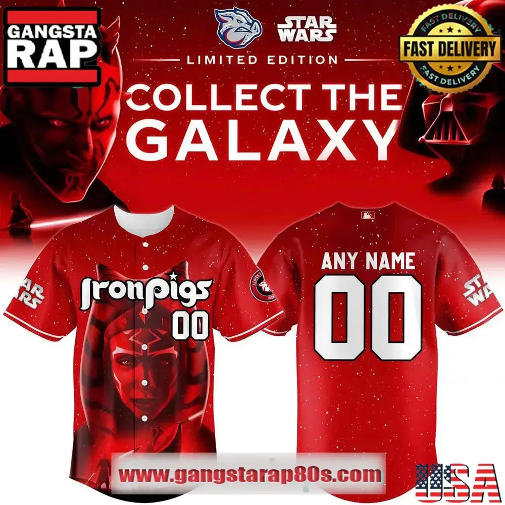 Lehigh Valley IronPigs x Star Wars 2025 Baseball Jersey Image