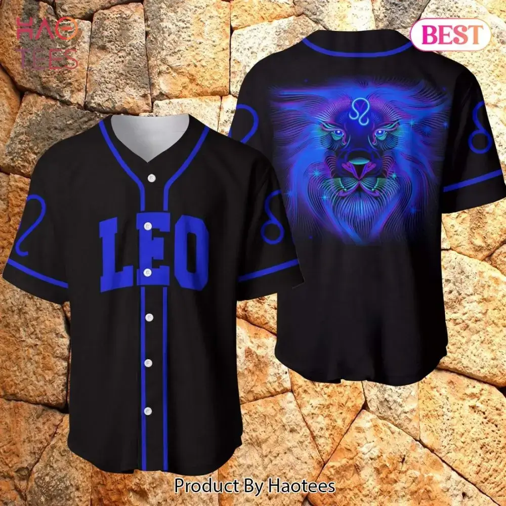 Leo Zodiac Baseball Jersey - Bold Lion Design, Perfect Gift For Astrology Lovers Image