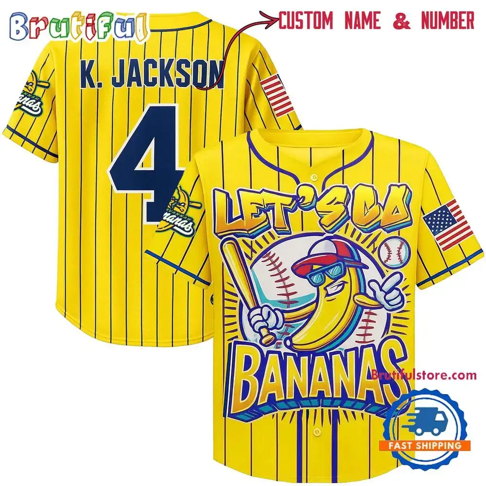 Let's Go Bananas Limited Edition 2025 Baseball Jersey Image