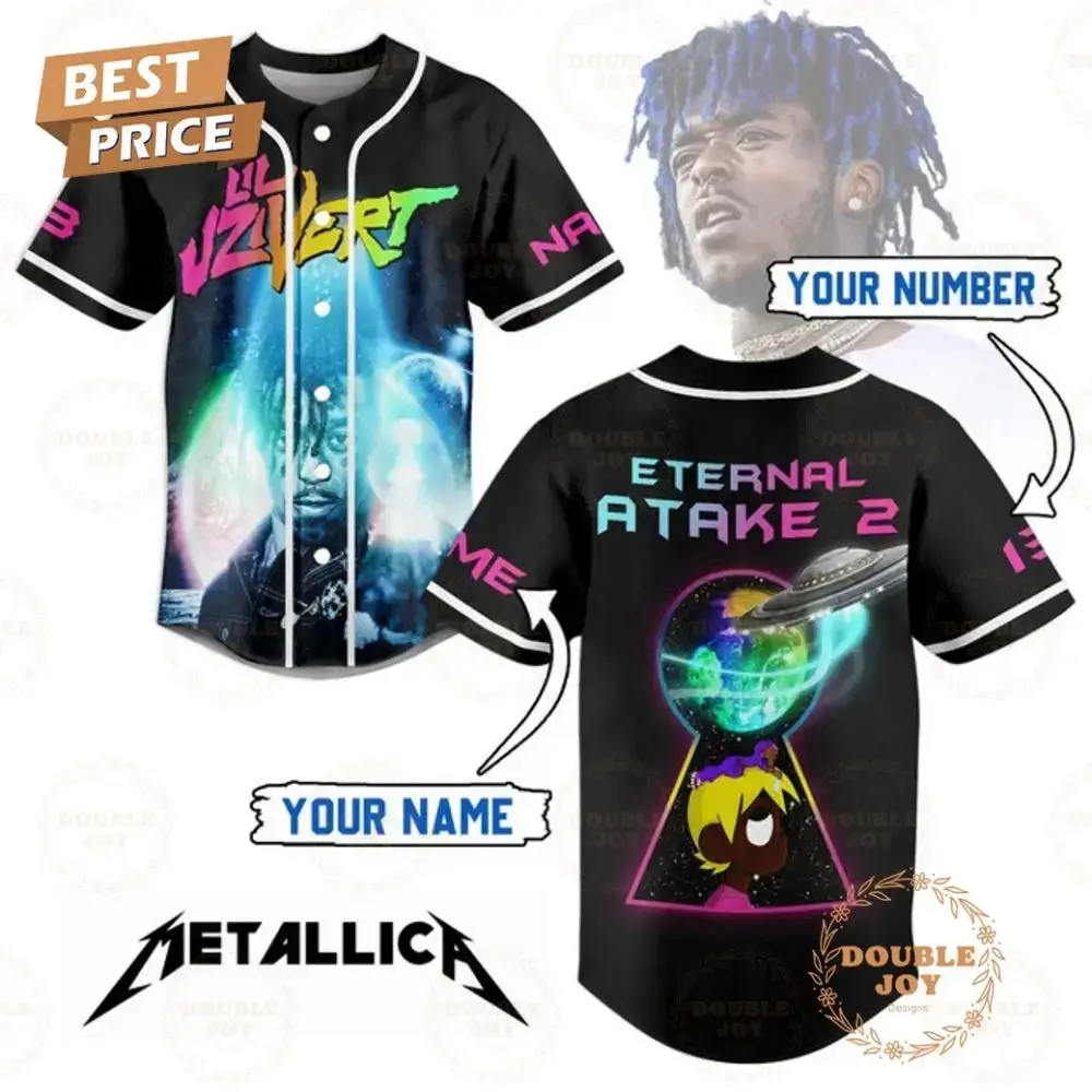 Lil Uzi Vert Eternal Atake 2 Custom Name Baseball Jersey Image
