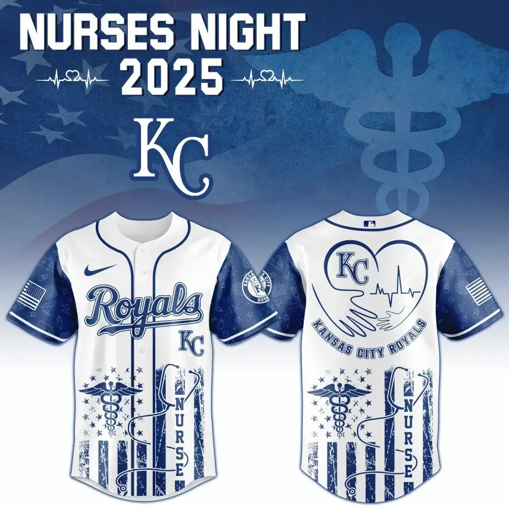 Limited Edition 2025 Kc Royals Nurses Night Jersey - Celebrate Healthcare Heroes! Image