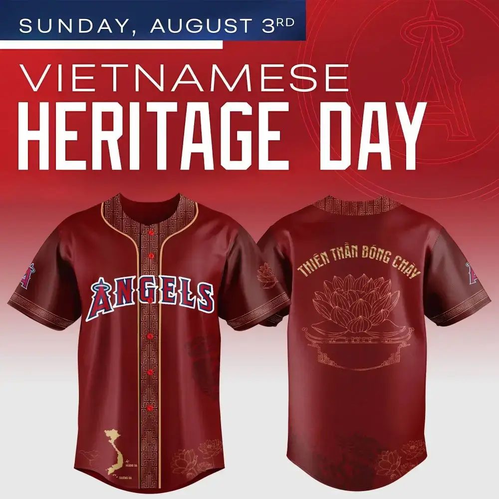 Limited Edition Angels Jersey – Celebrate Vietnamese Heritage Day In Style! Image