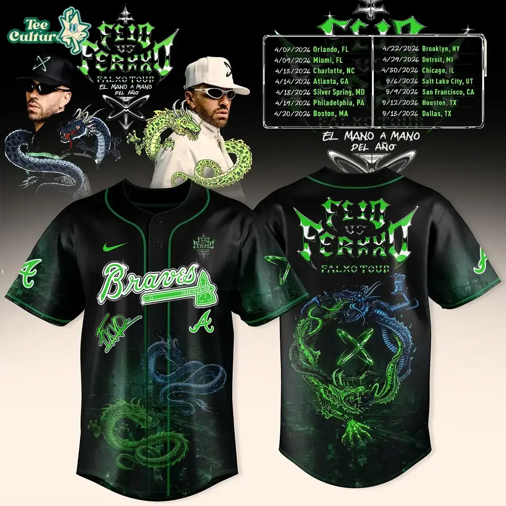 Limited Edition Atlanta Braves x FERXXO Falxo Tour 2026 Jersey Image