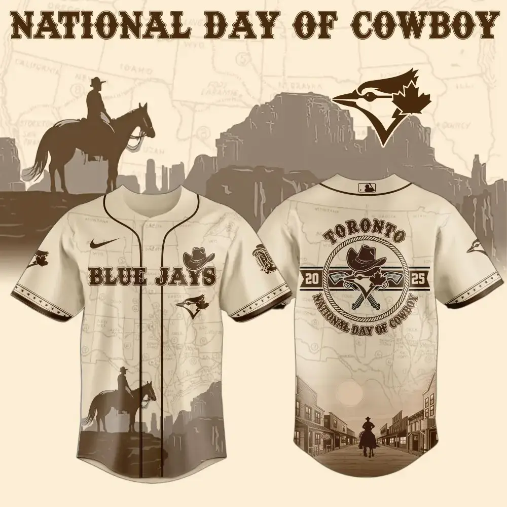 Limited Edition Blue Jays Cowboy Day Jersey – Celebrate In Style! Image