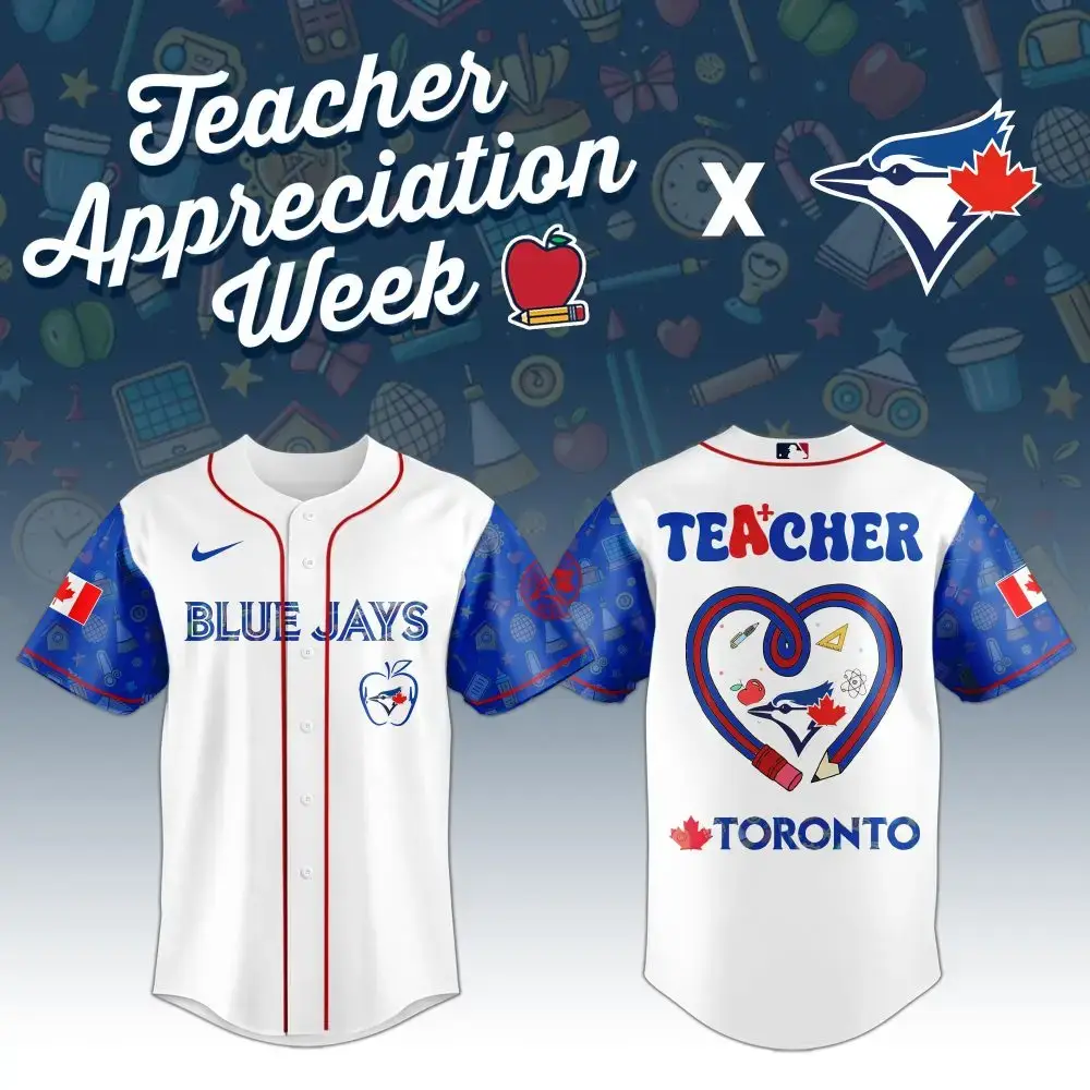 Limited Edition Blue Jays Teacher Appreciation Jersey – Celebrate Educators! Image