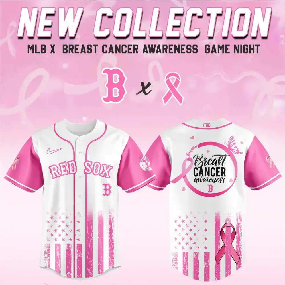 Limited Edition Breast Cancer Awareness Baseball Jersey - Support The Cause! Image