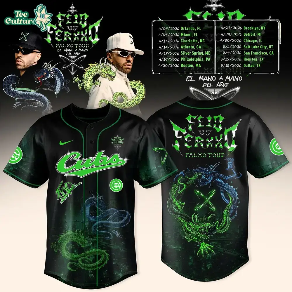 Limited Edition Chicago Cubs x FERXXO Falxo Tour 2026 Jersey Image