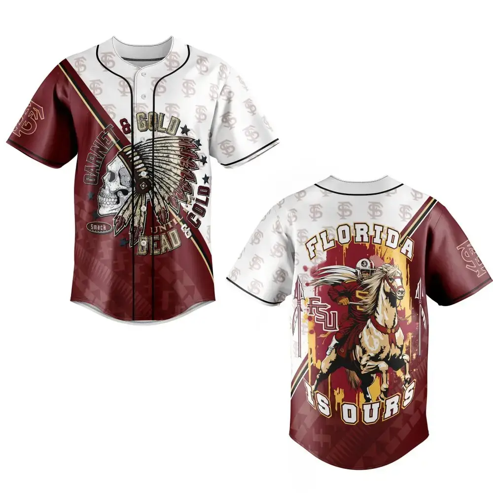 Limited Edition Florida Souvenir Baseball Jersey – Bold Design, Perfect Gift For Fans Image