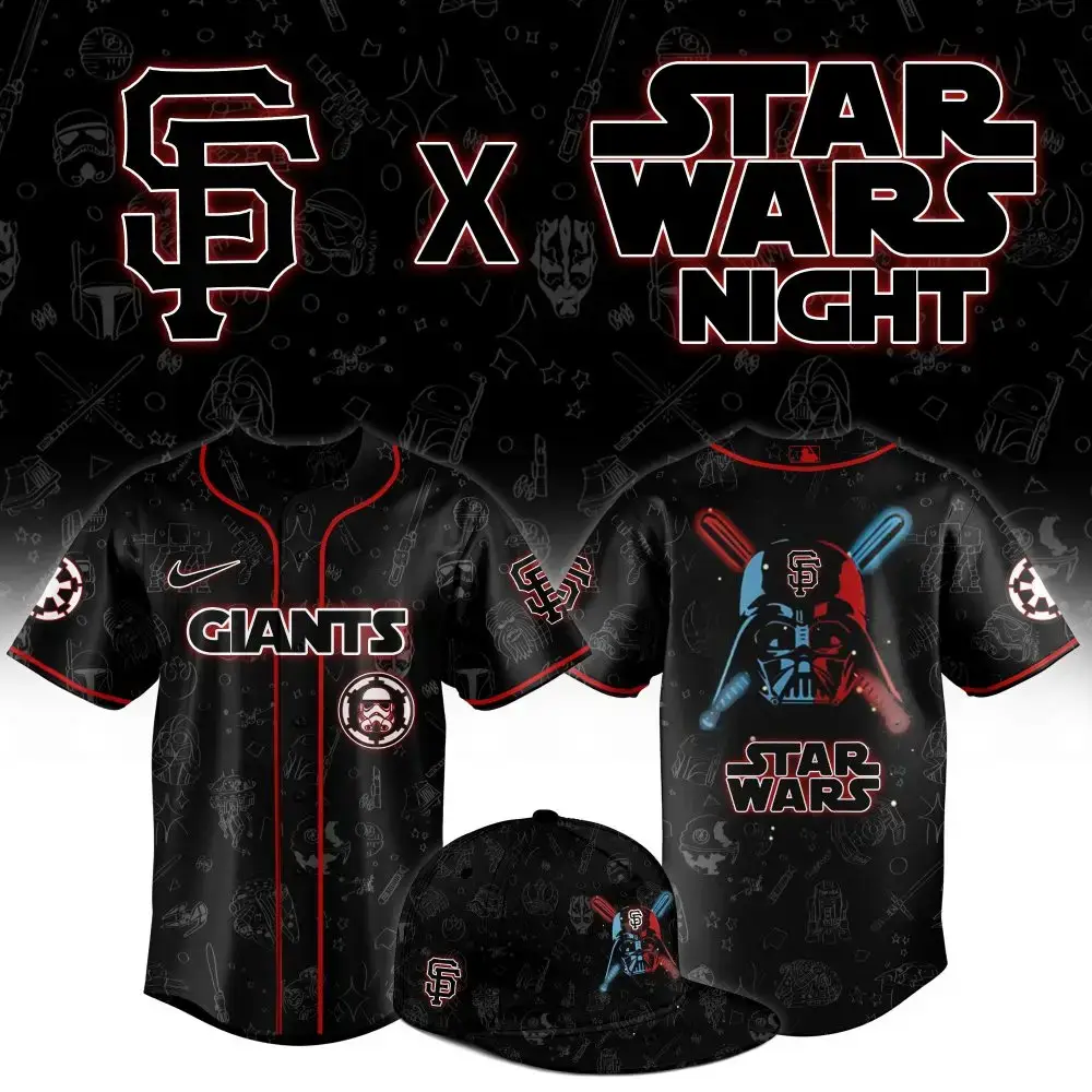 Limited Edition Giants X Star Wars Night Jersey – Ultimate Fan Gear! Image