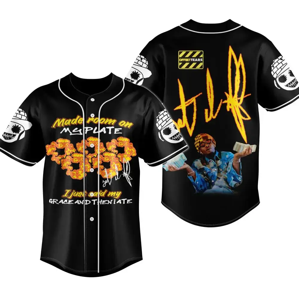 Limited Edition Graphic Baseball Jersey – Bold Streetwear Style, Perfect For Trendsetters! Image