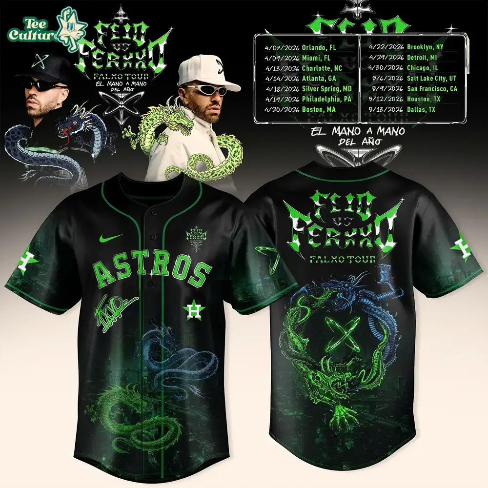 Limited Edition Houston Astros x FERXXO Falxo Tour 2026 Jersey Image