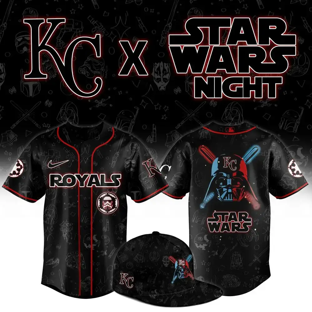 Limited Edition Kc Royals X Star Wars Night Jersey - Ultimate Fan Gear! Image