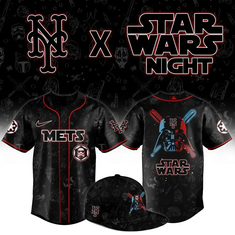 Limited Edition Mets X Star Wars Night Jersey – Ultimate Fan Gear Image