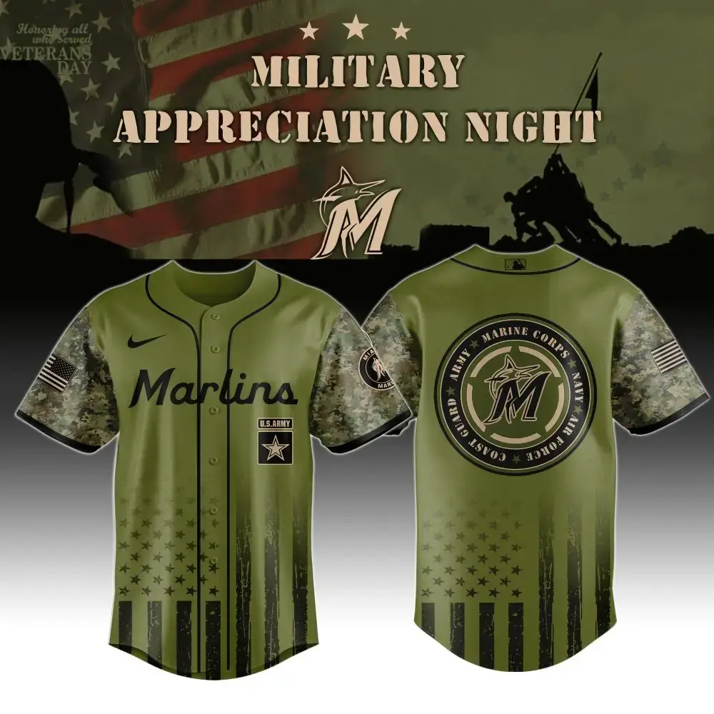 Limited Edition Military Appreciation Night Jersey - Honor Veterans With Style! Image