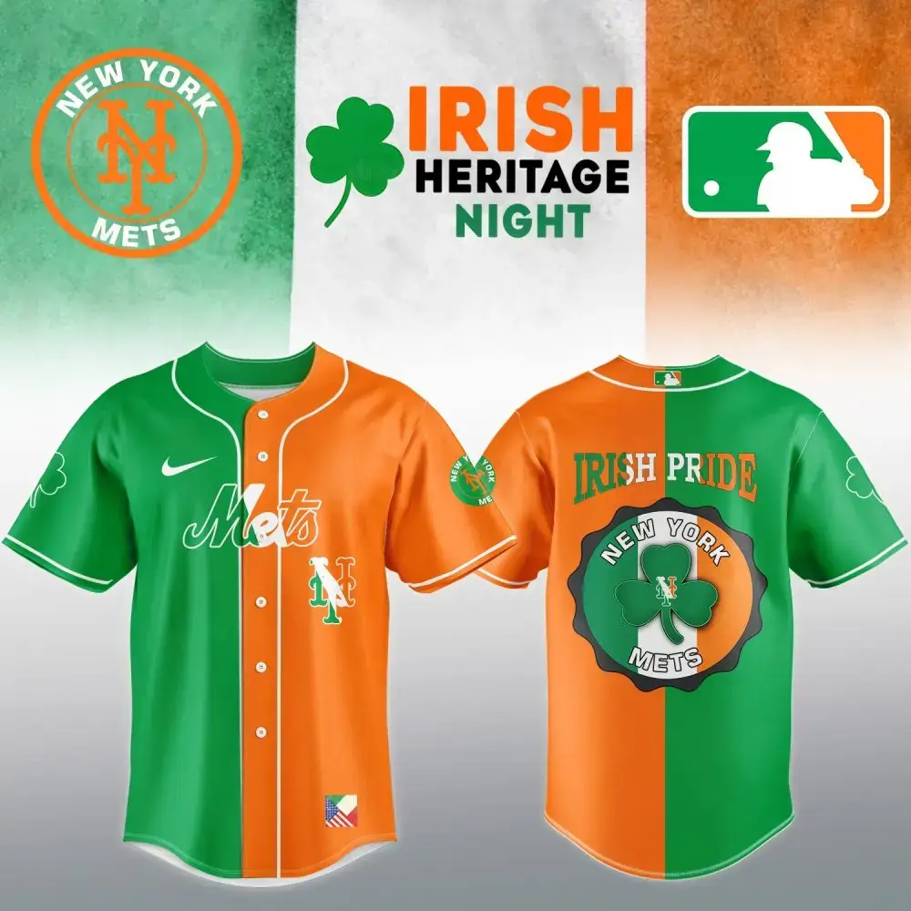 Limited Edition New York Mets Irish Heritage Night Jersey - Celebrate In Style! Image