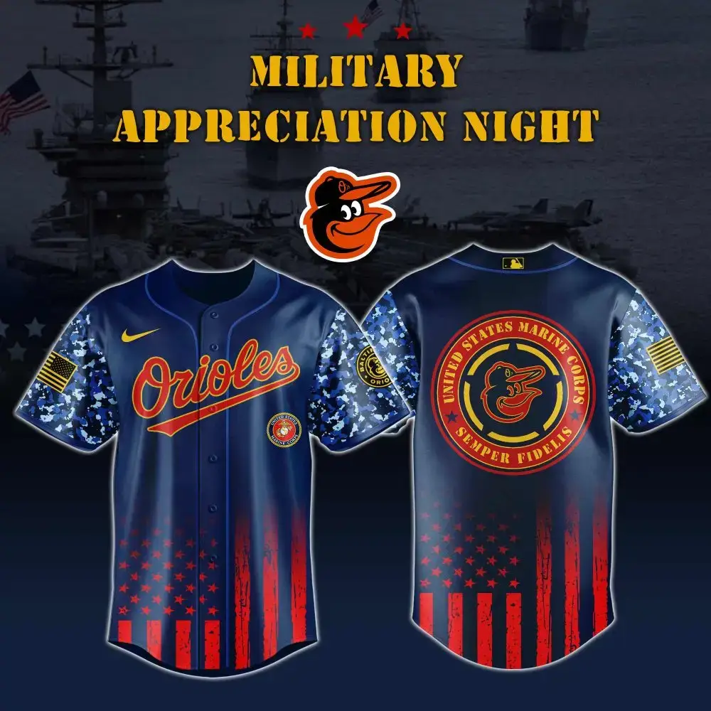 Limited Edition Orioles Military Appreciation Jersey – Honor The Troops In Style! Image