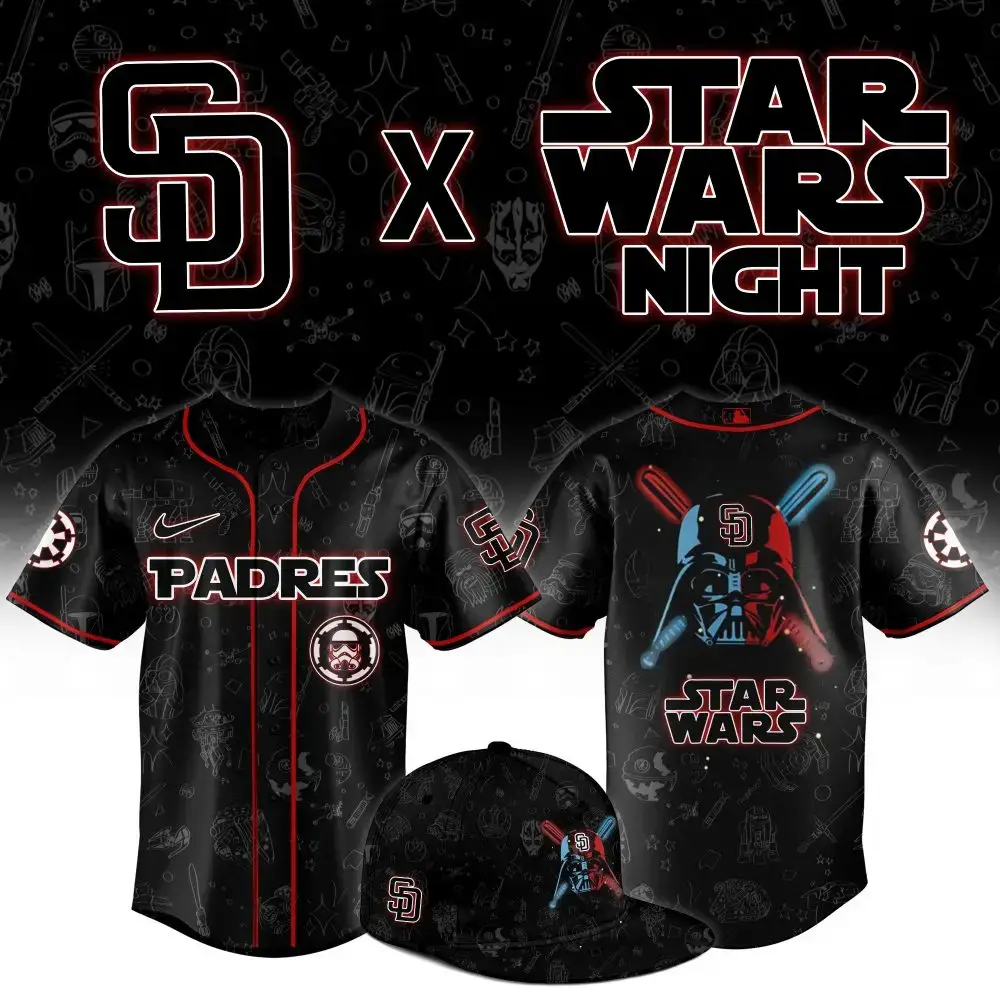 Limited Edition Padres X Star Wars Night Jersey - Ultimate Fan Gear Image