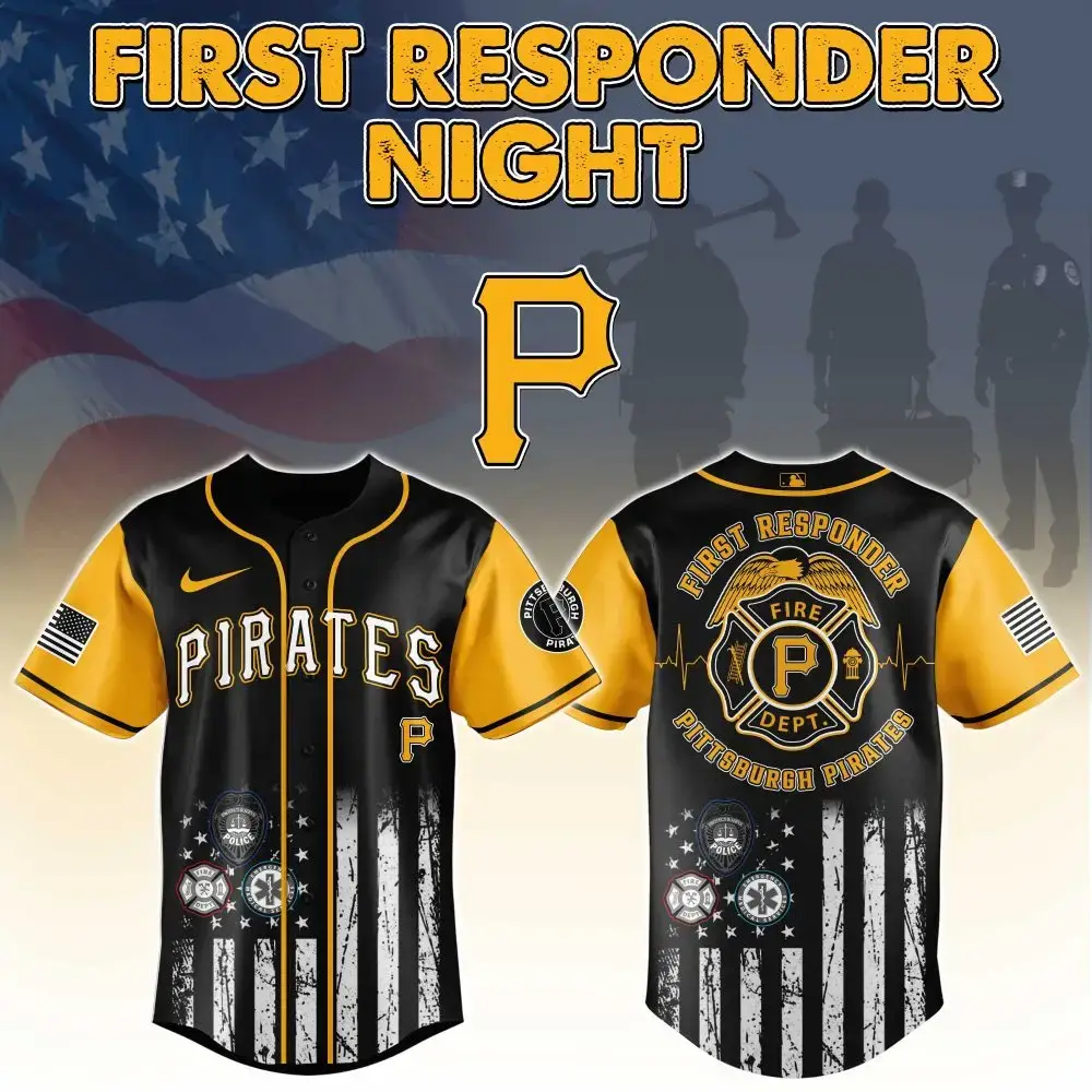 Limited Edition Pirates First Responder Night Jersey - Honor Heroes In Style! Image