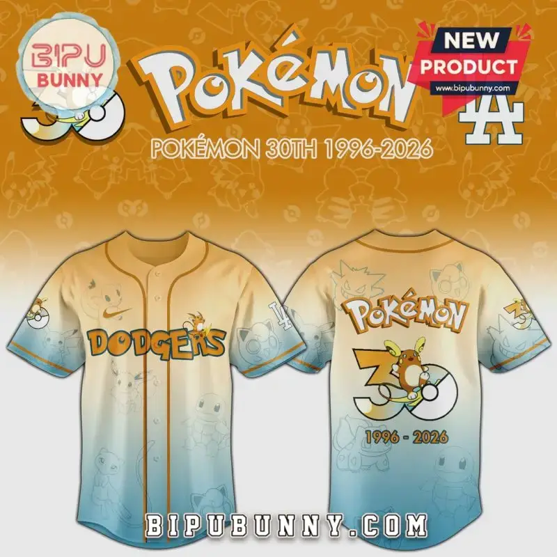 Limited Edition Pokémon 30Th Anniversary Jersey - Celebrate In Style! 🎉 Image