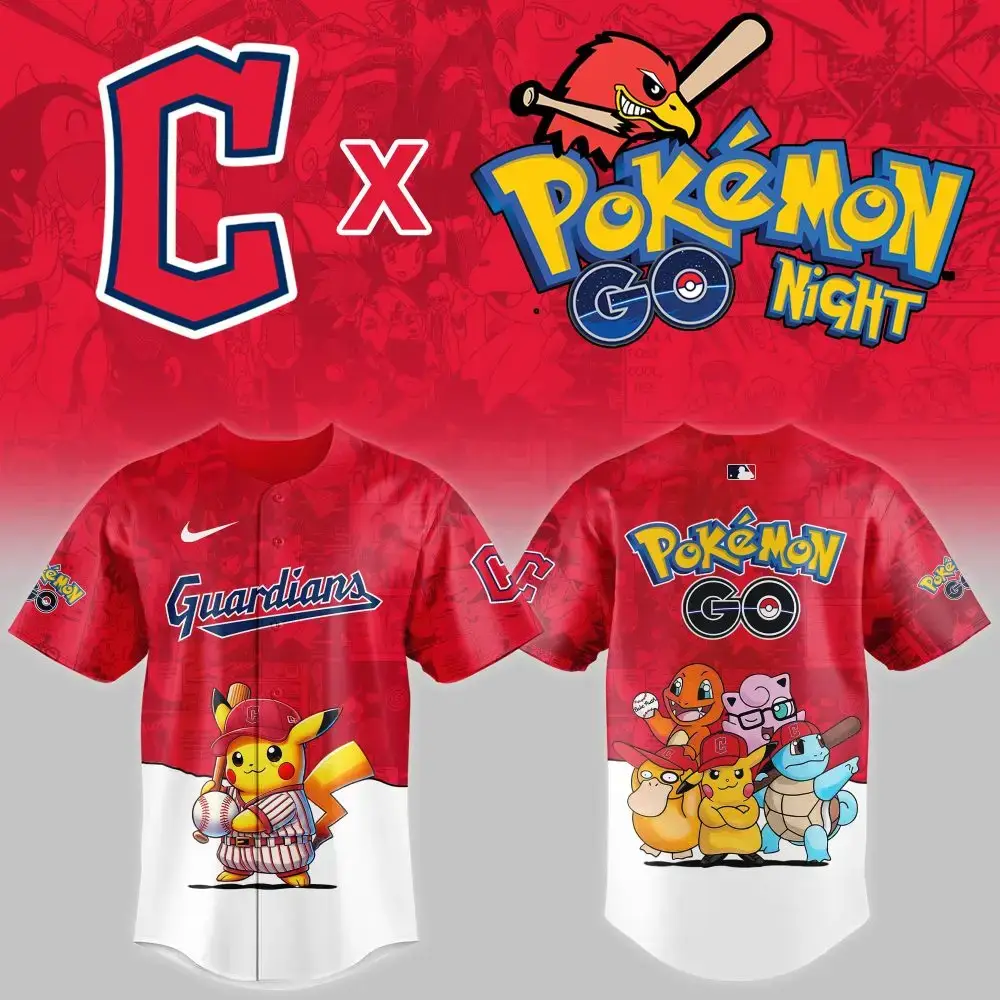 Limited Edition Pokémon Go Night Guardians Jersey - Pikachu & Friends Collectible Gear Image
