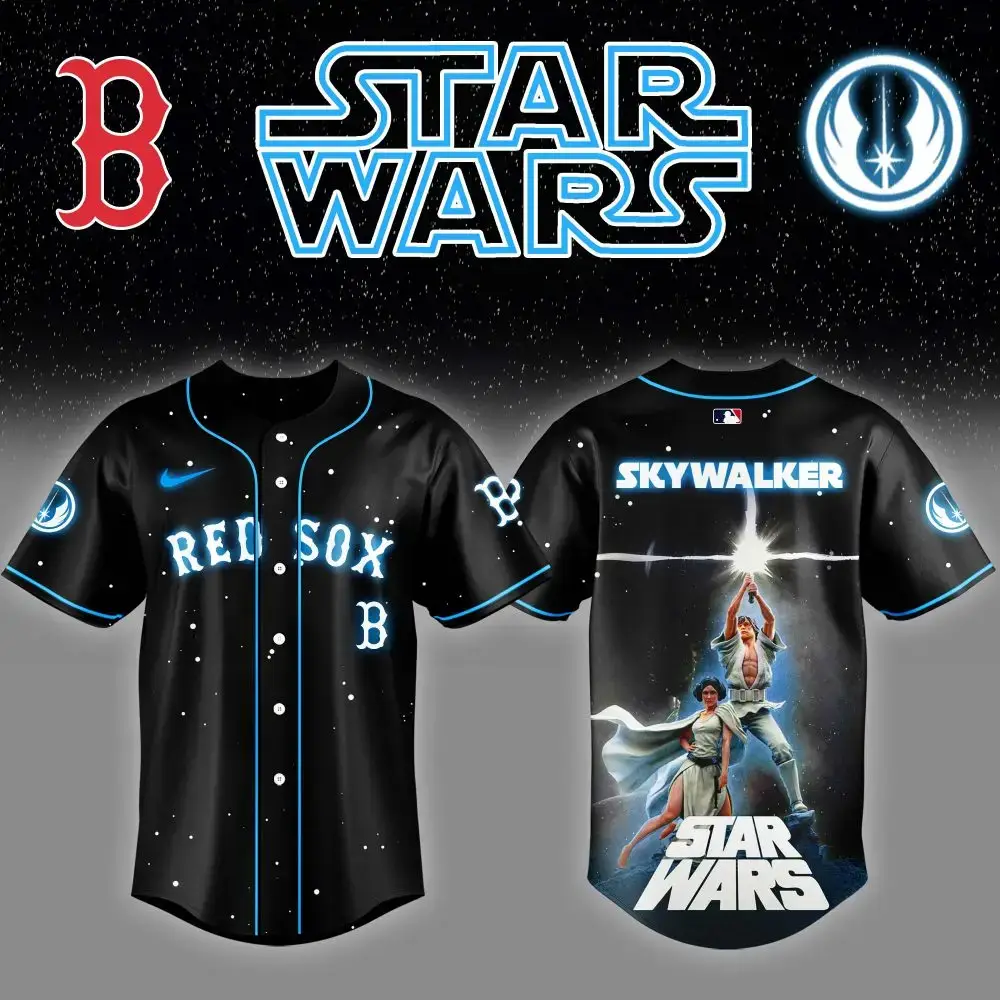 Limited Edition Red Sox Star Wars Jersey - Skywalker Design For Fans Image