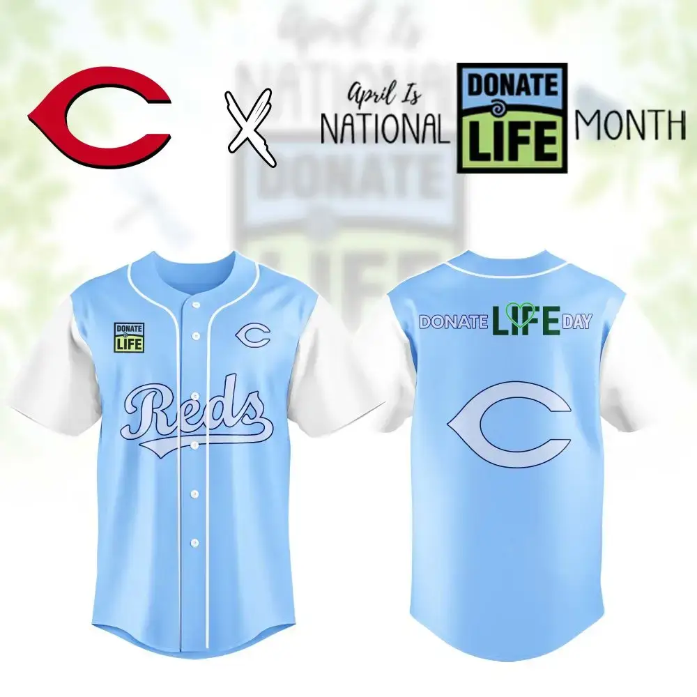Limited Edition 'Reds' Jersey - Celebrate National Donate Life Month In Style! Image