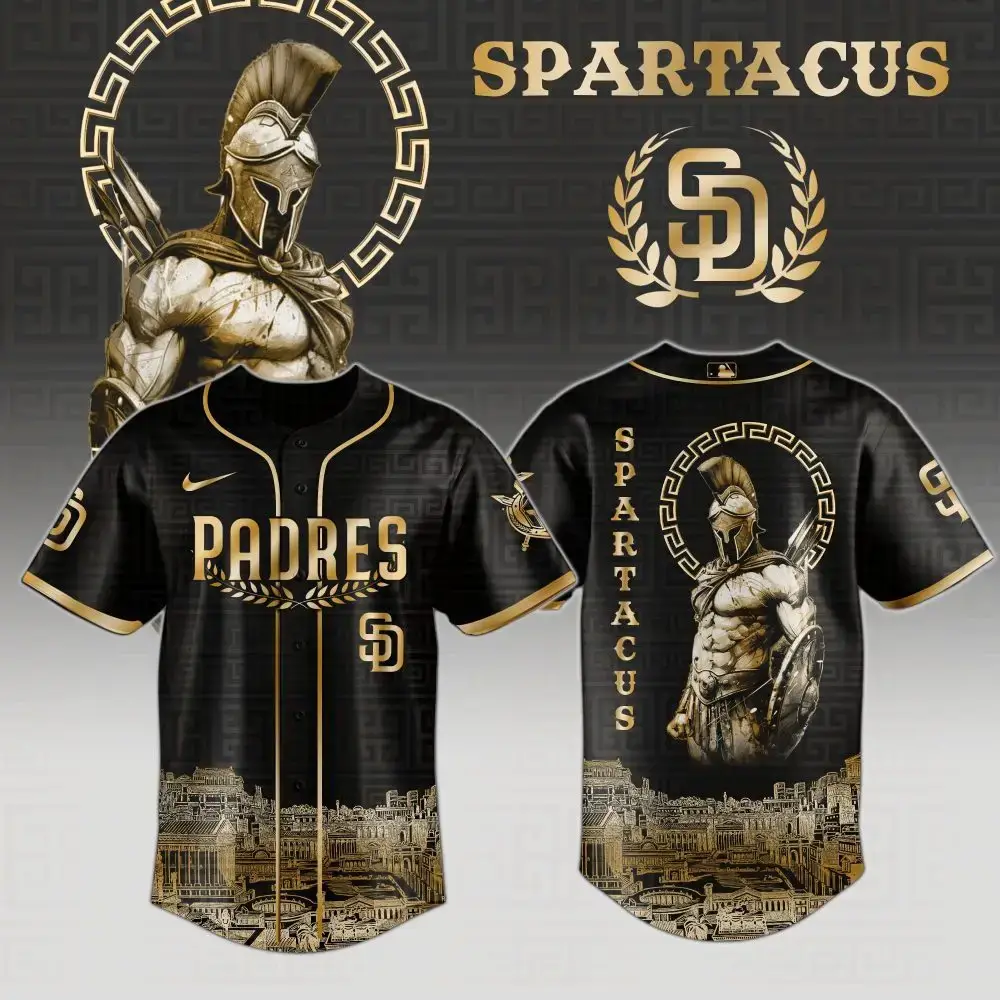 Limited Edition Spartacus Padres Jersey - Bold Design, Premium Quality Image