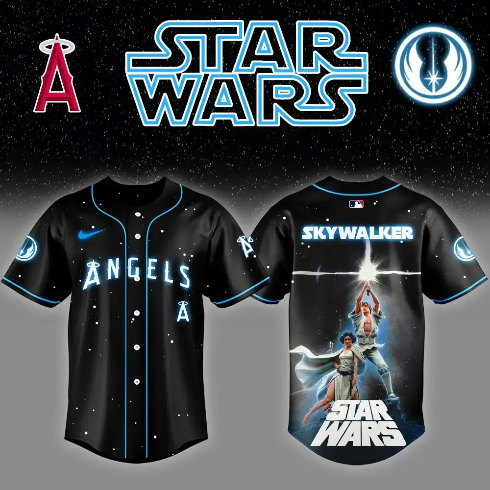 Limited Edition Star Wars Angels Skywalker Jersey – Unleash Your Inner Jedi! Image