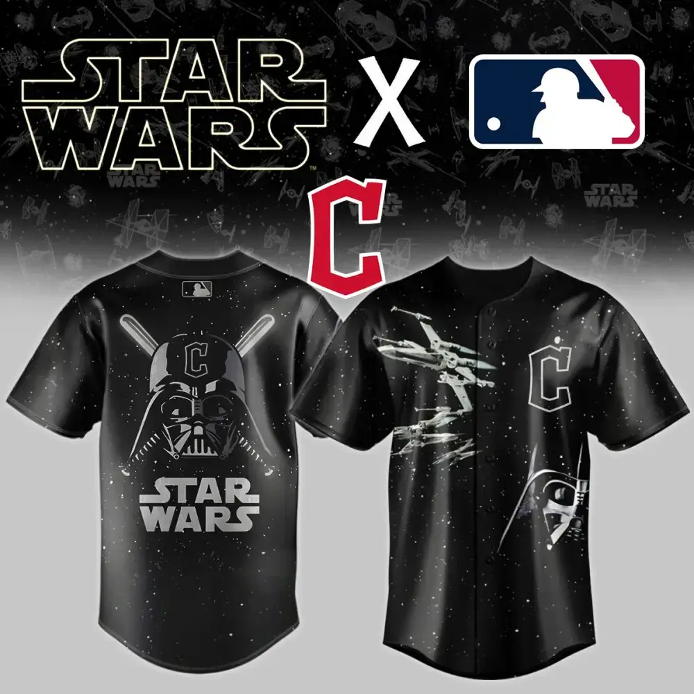 Limited Edition Star Wars Mlb Baseball Jersey - Darth Vader Design For Fans Image