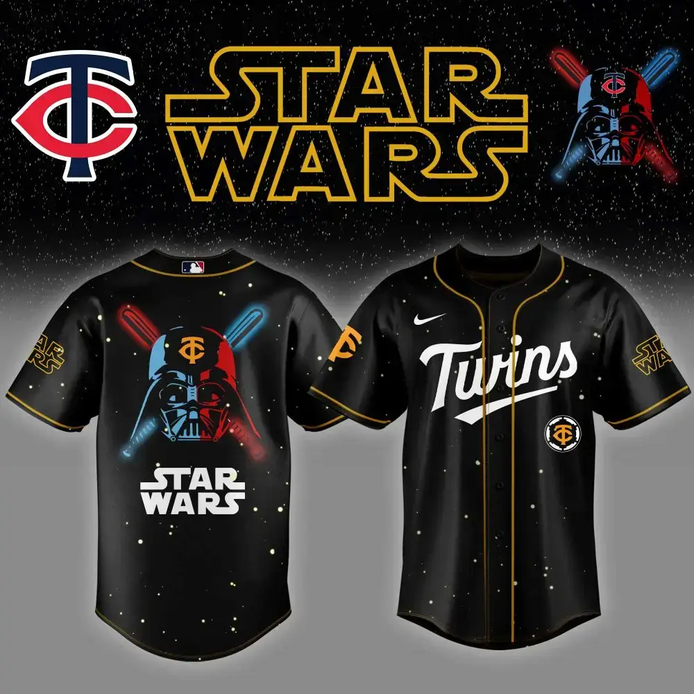 Limited Edition Star Wars Twins Baseball Jersey - Galactic Style For Fans! Image