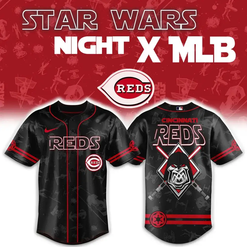 Limited Edition Star Wars X Mlb Cincinnati Reds Jersey - Ultimate Fan Gear Image