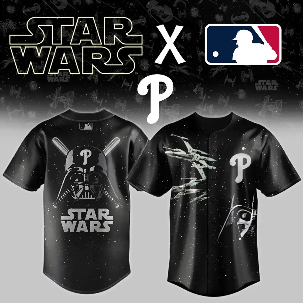 Limited Edition Star Wars X Mlb Darth Vader Jersey – Ultimate Fan Gear! Image