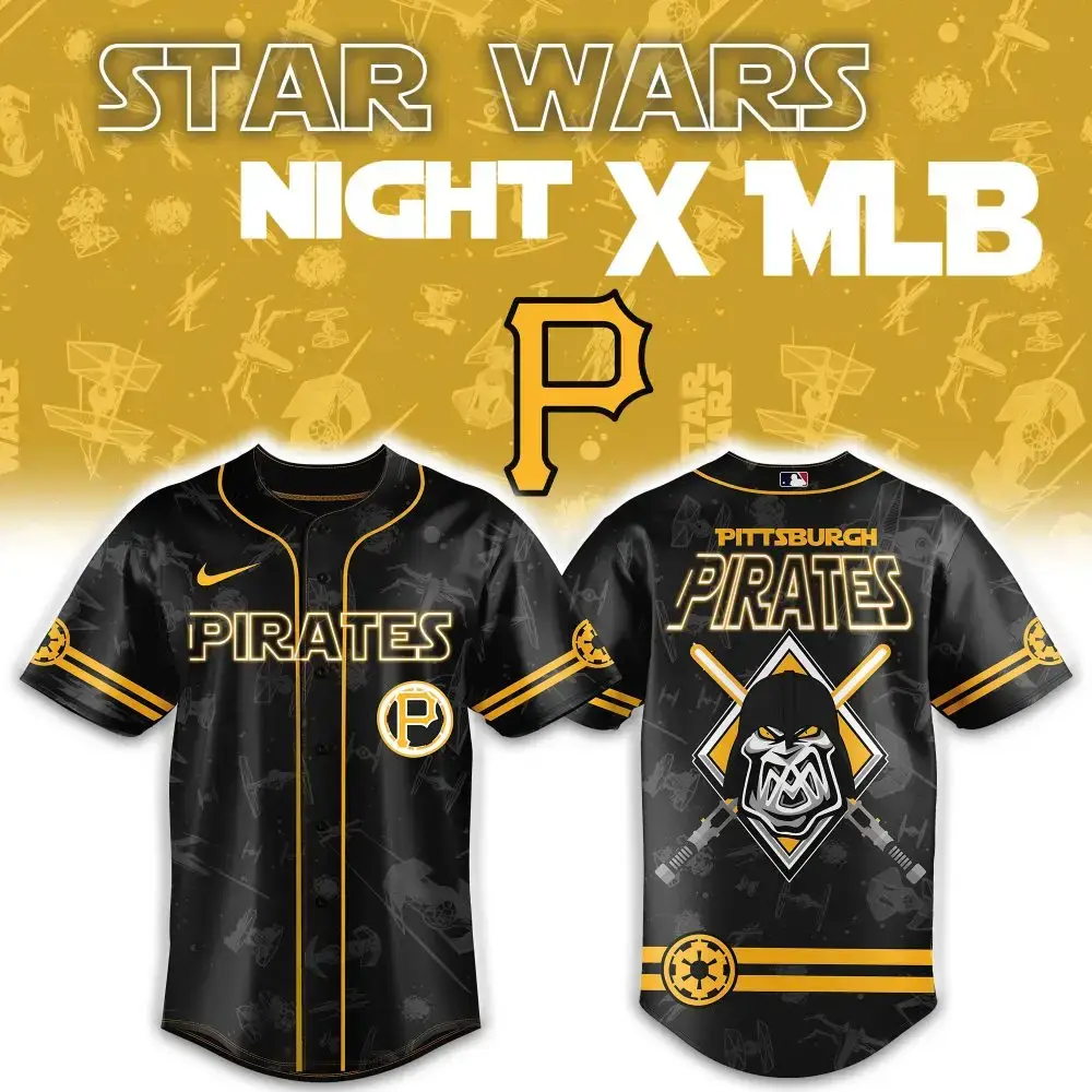 Limited Edition Star Wars X Mlb Pittsburgh Pirates Jersey - Official Fan Gear! Image