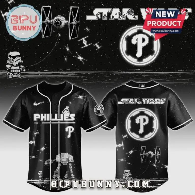 Limited Edition Star Wars X Phillies Jersey – Galactic Style For Fans , Bipubunny Image