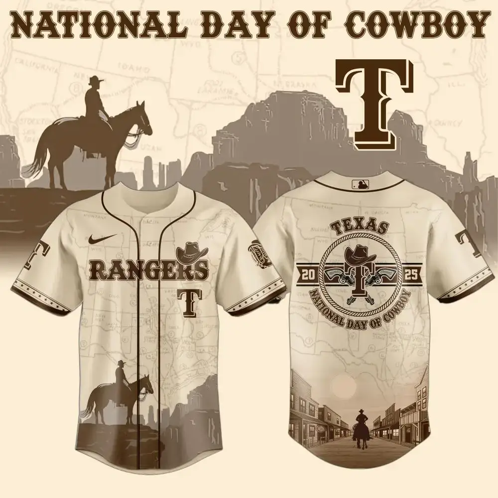 Limited Edition Texas Rangers Cowboy Day Jersey - Celebrate In Style! Image