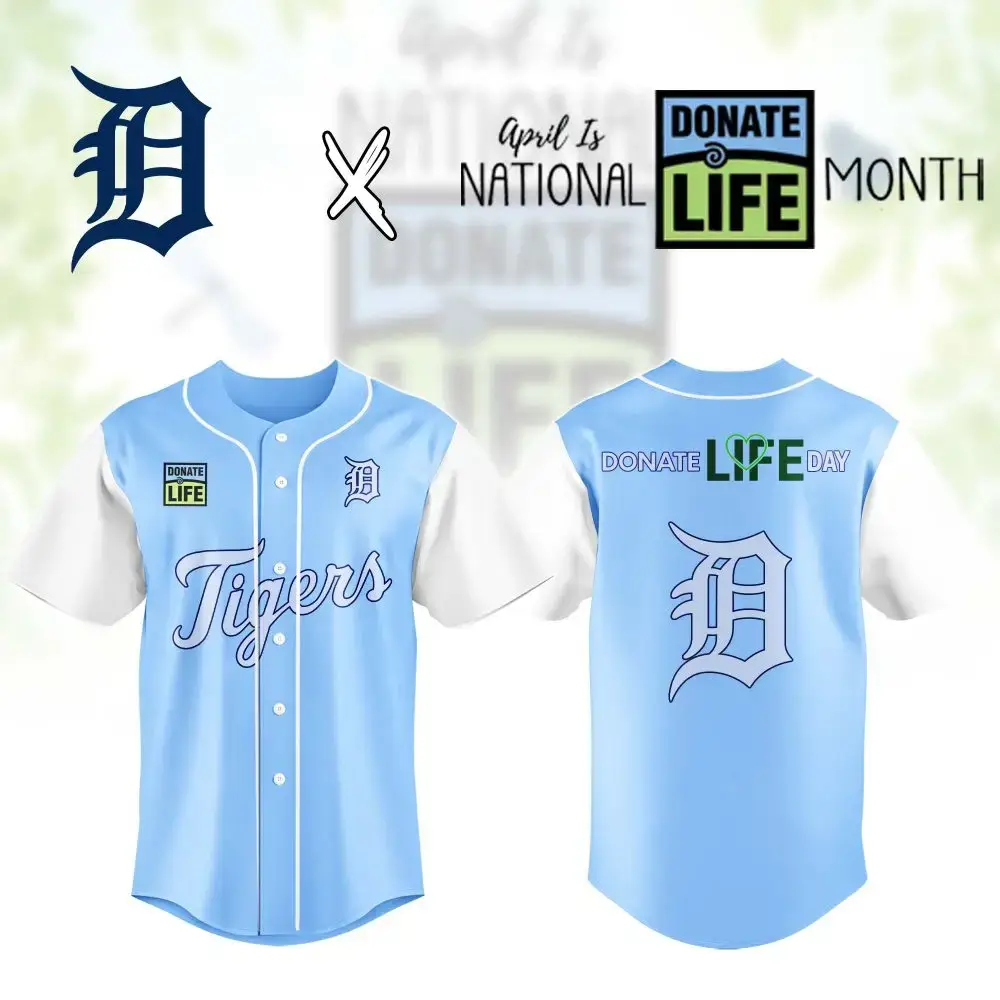 Limited Edition Tigers Jersey - Celebrate Donate Life Month In Style! Image