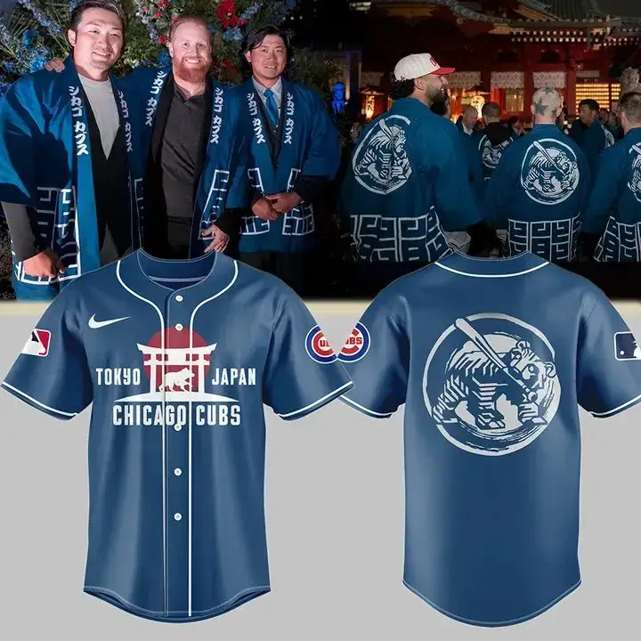 Limited Edition Tokyo Cubs Jersey - Chicago Meets Japan Baseball Apparel Image