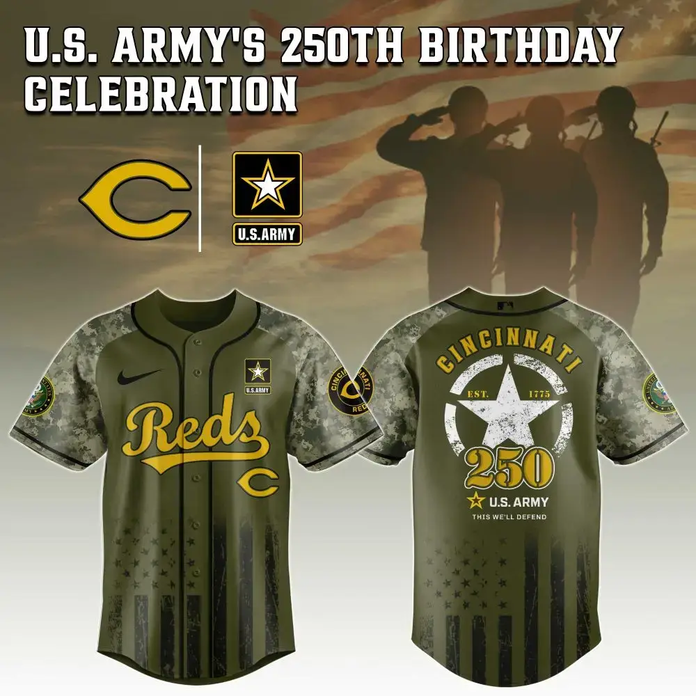 Limited Edition U.S. Army 250Th Anniversary Reds Jersey - Celebrate In Style! Image
