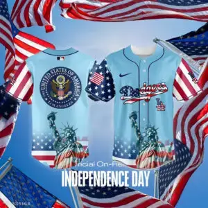 Limited Edition Usa Independence Day Baseball Jersey - Patriotic Design, Celebrate In Style! Image