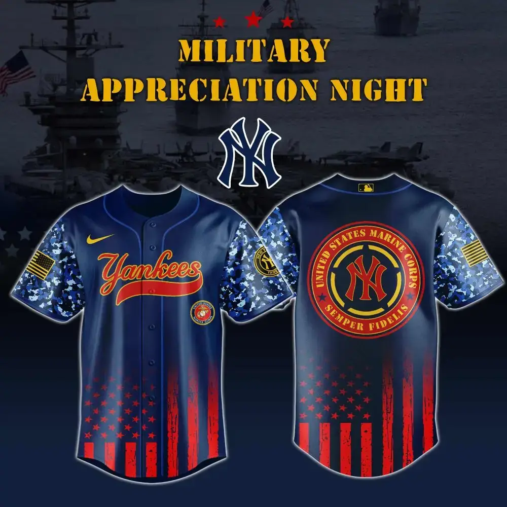 Limited Edition Yankees Military Appreciation Jersey - Honor The Troops In Style! Image