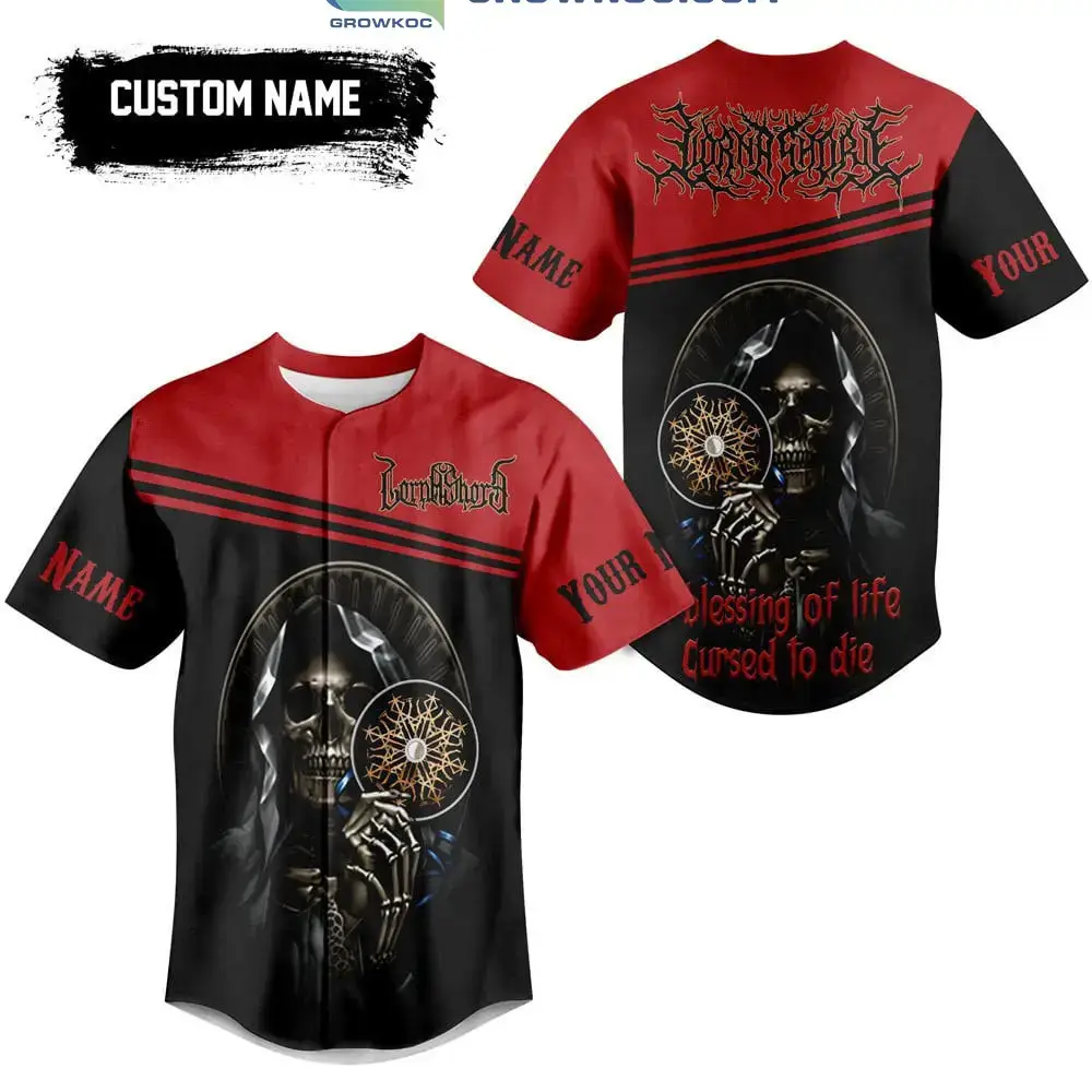 Lorna Shore A Blessing Of Life Cursed To Die Personalized Baseball Jersey Image
