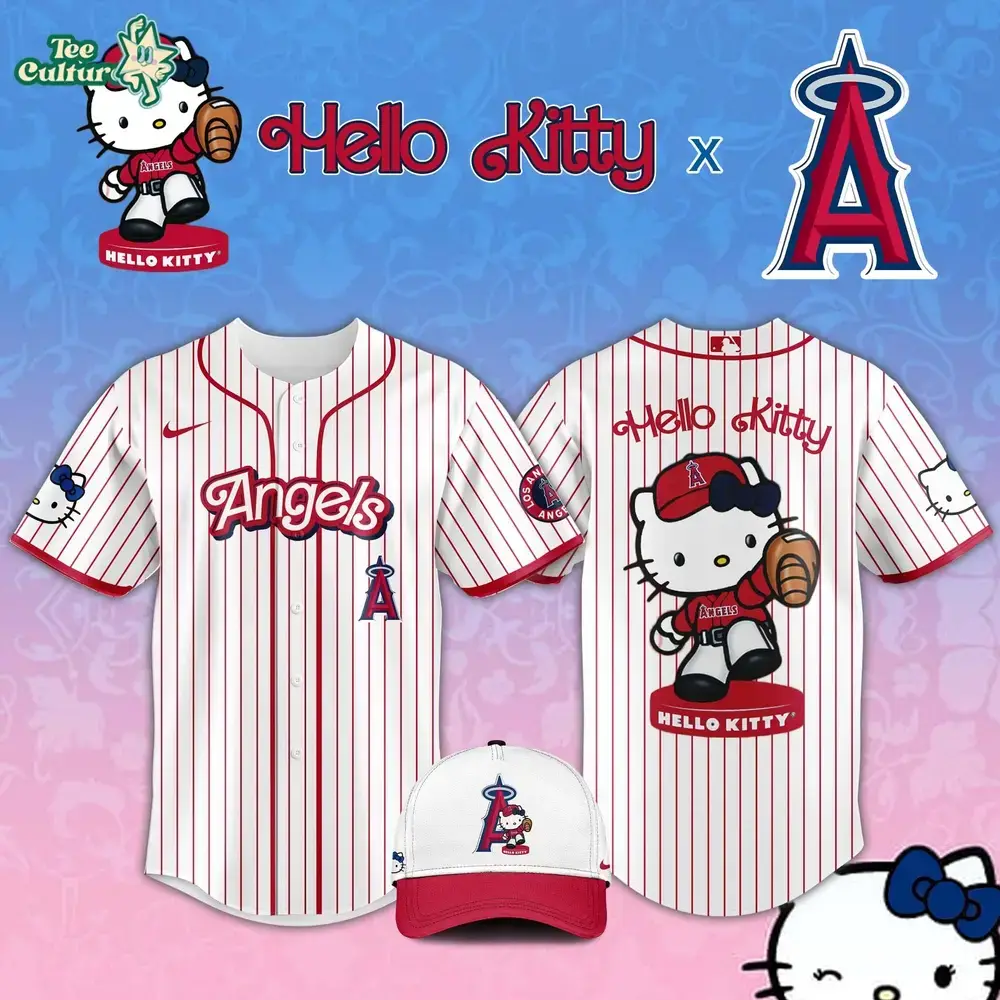 Los Angeles Angels 2026 MLB Hello Kitty Celebration Jersey Image