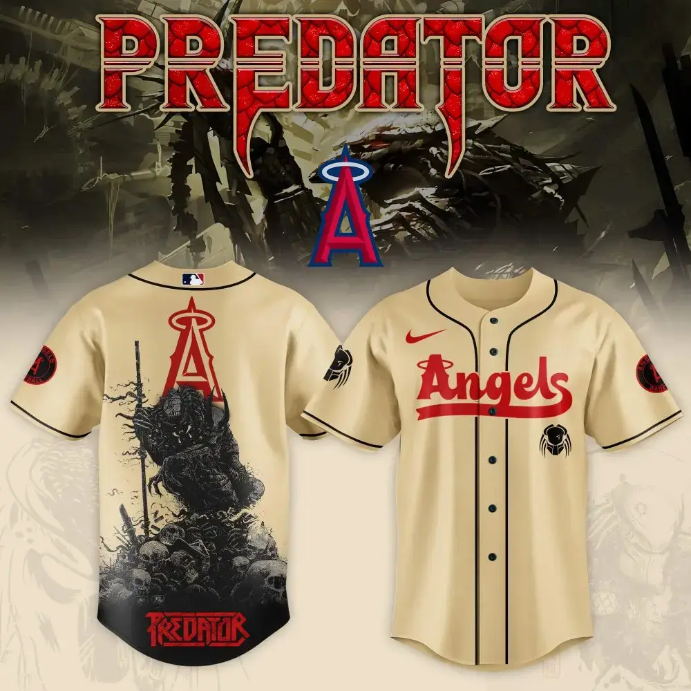 Los Angeles Angels Mlb X Predator Custom Baseball Jersey Image