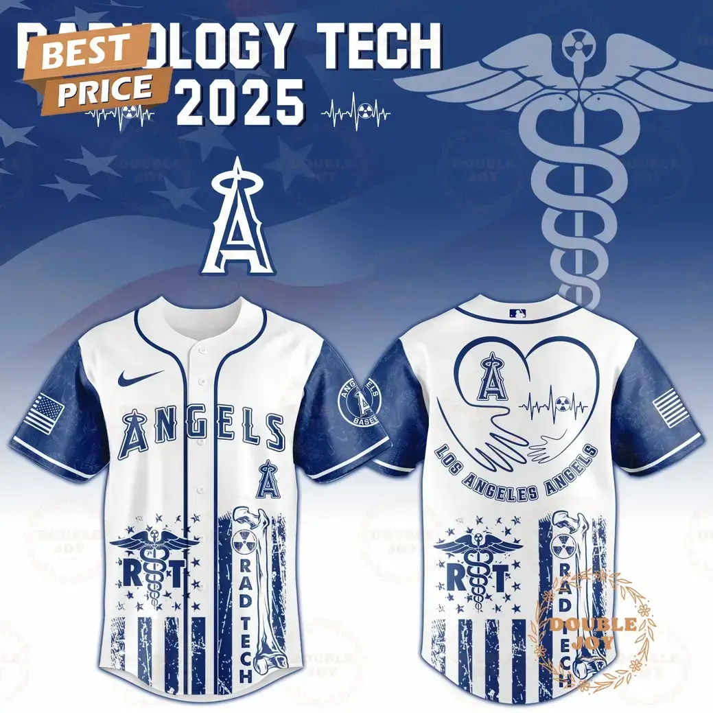 Los Angeles Angels Radiology Tech Night 2025 Limited Edition Baseball Jersey Image
