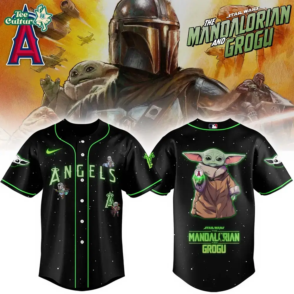 Los Angeles Angels x The Mandalorian & Grogu Fan Favorite Limited Jersey Image