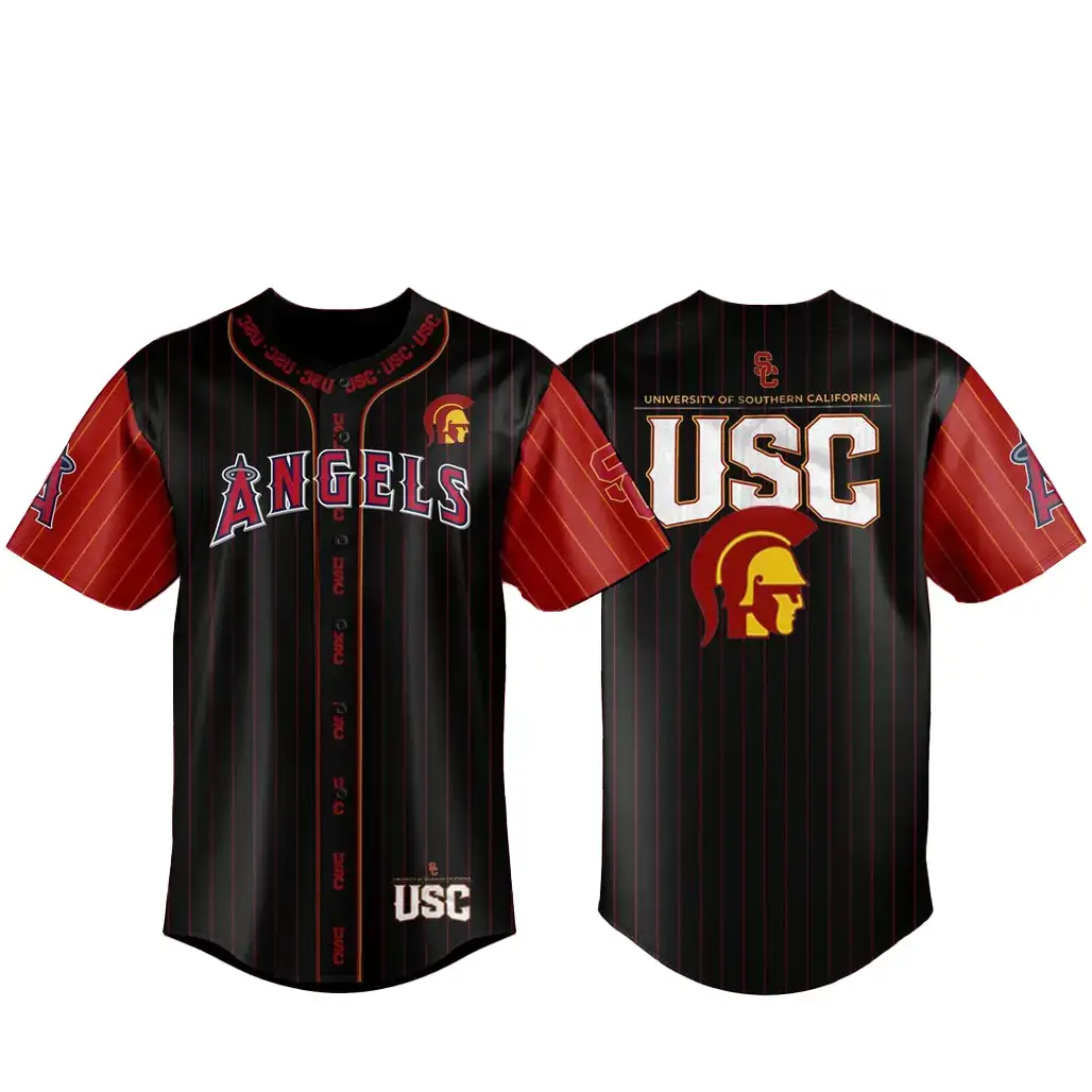 Los Angeles Angels x USC College Day 2026 Baseball Jersey Image