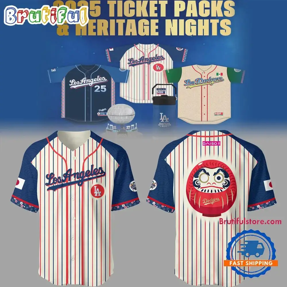 Los Angeles Dodger Mlb Japanese Heritage Night 2025 Limited Baseball Jersey Image