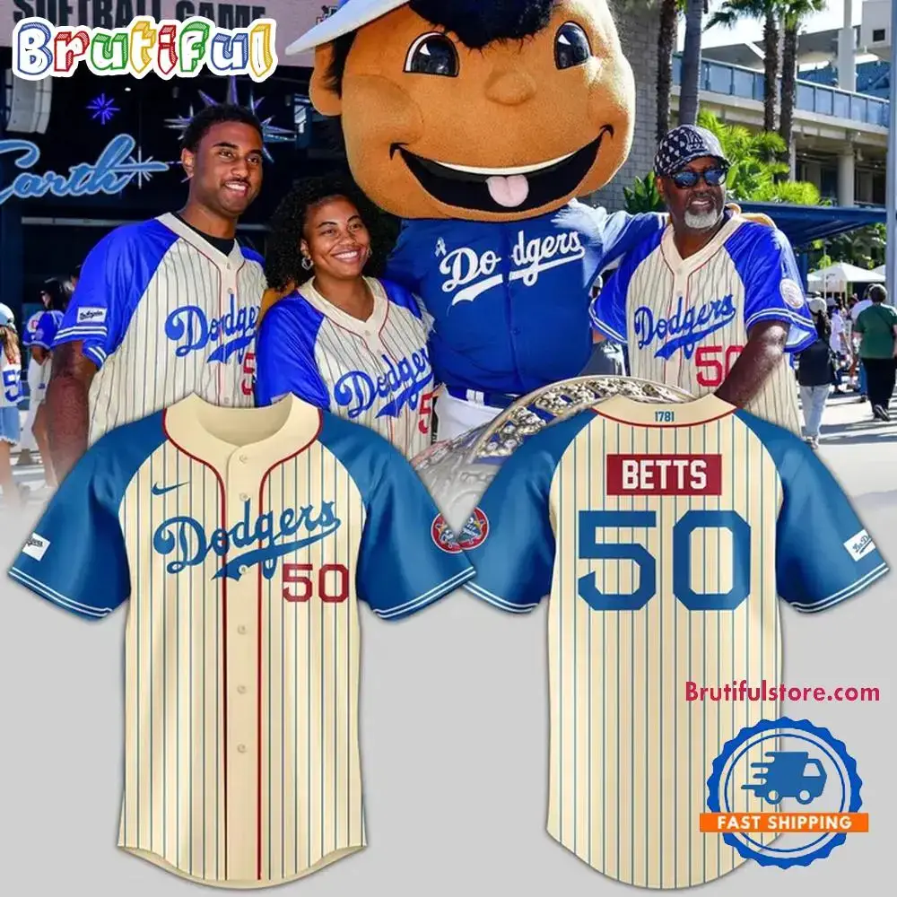 Los Angeles Dodgers 2025 Black Heritage Night Baseball Jersey Image