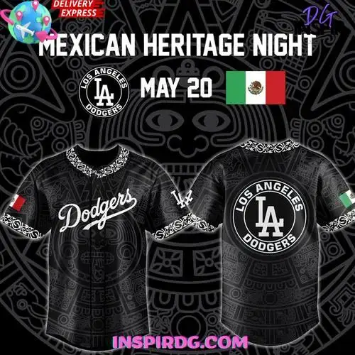 Los Angeles Dodgers 2025 Mexican Heritage Nigt Limited Edition Jersey Image